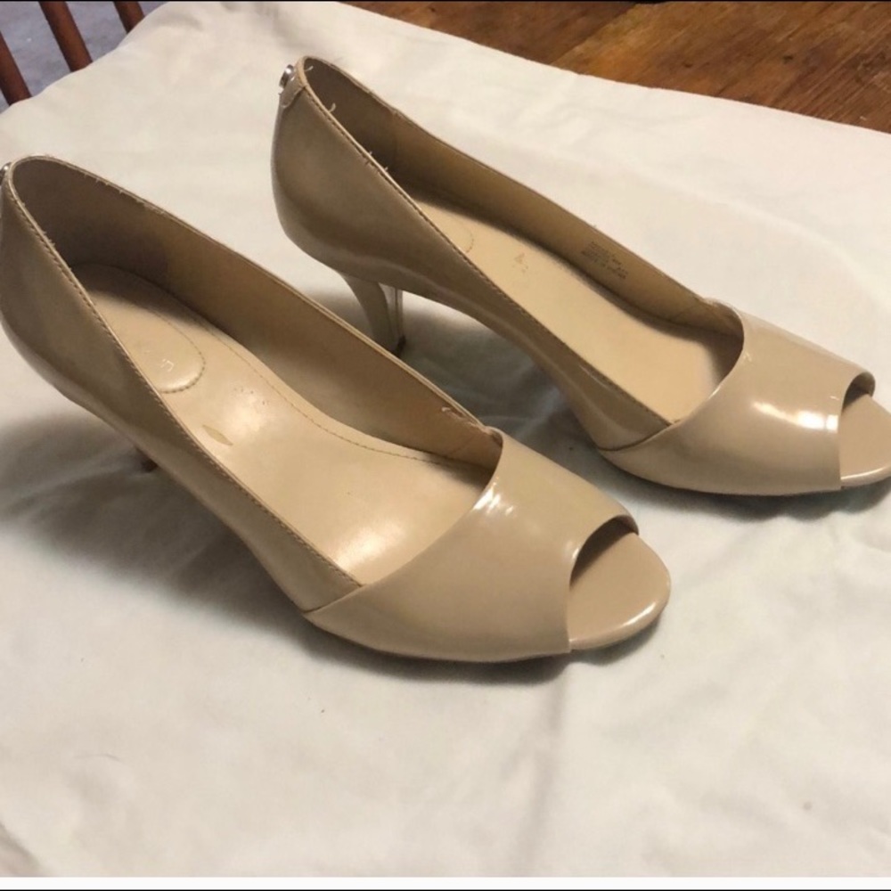 calvin klein nude heels
